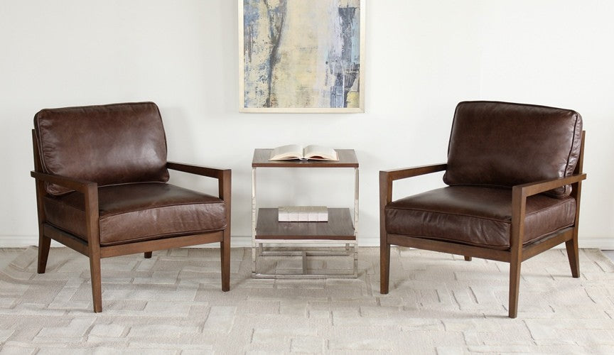 AC11ATL - Laurent Wood Frame Accent Chair