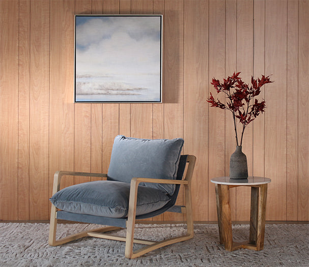 Slate Blue Arm Chair