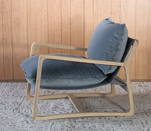 Slate Blue Arm Chair