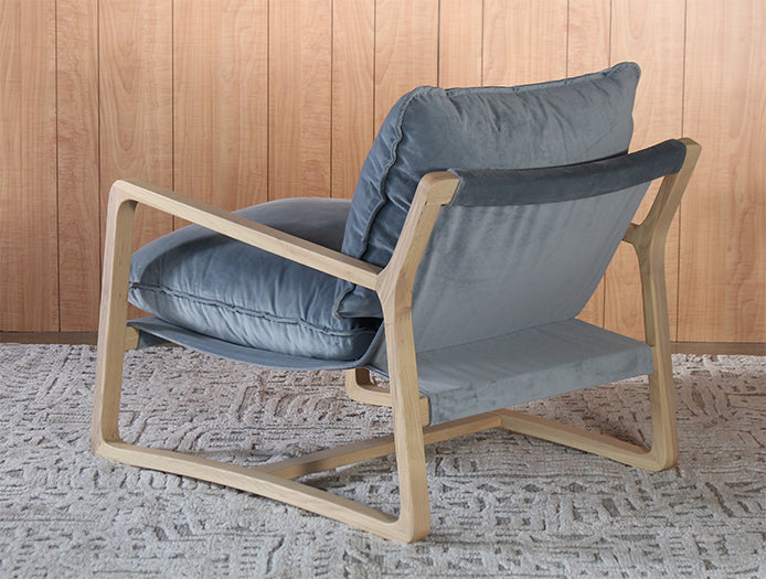 Slate Blue Arm Chair