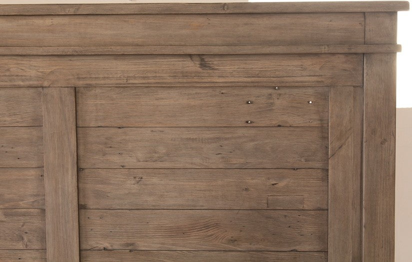 Settler Queen Bed in Sundried Ash