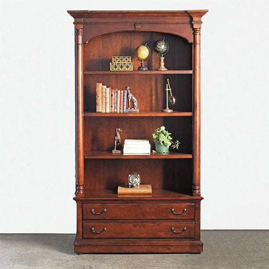 Weathered Cherry Bookcase
