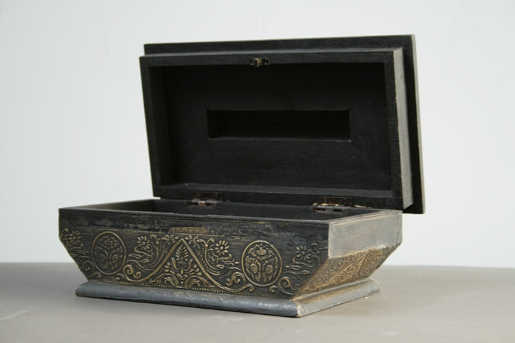 Wood with Brass English Pencil Box