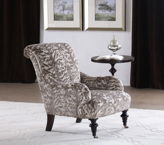 CC04ATL - Taupe Ikat Club Chair