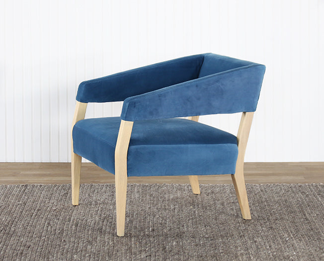 Azure Velvet Club Chair