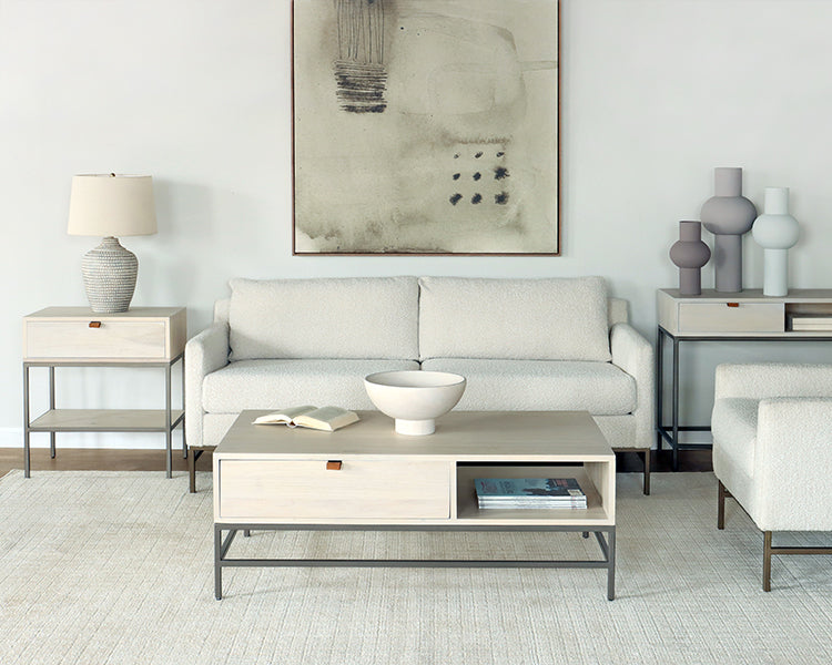 Ivory Reclaimed Wooden Bowl on Pedestal - Cleared