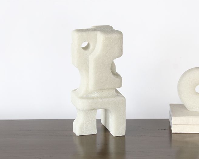 Ivory Cubist Sculpture - Cleared Décor