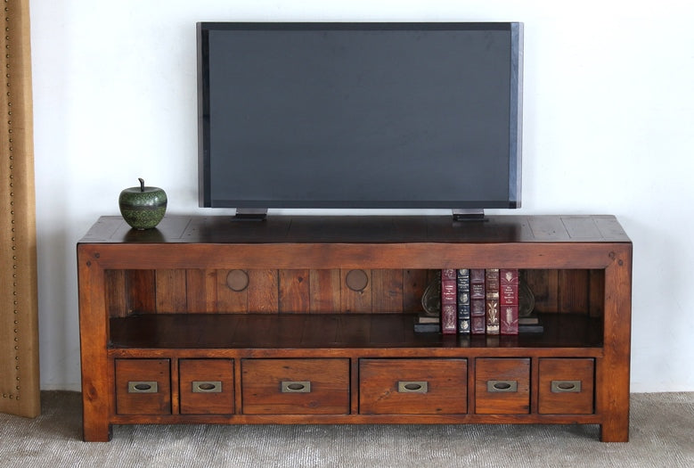 Post & Rail Media Console
