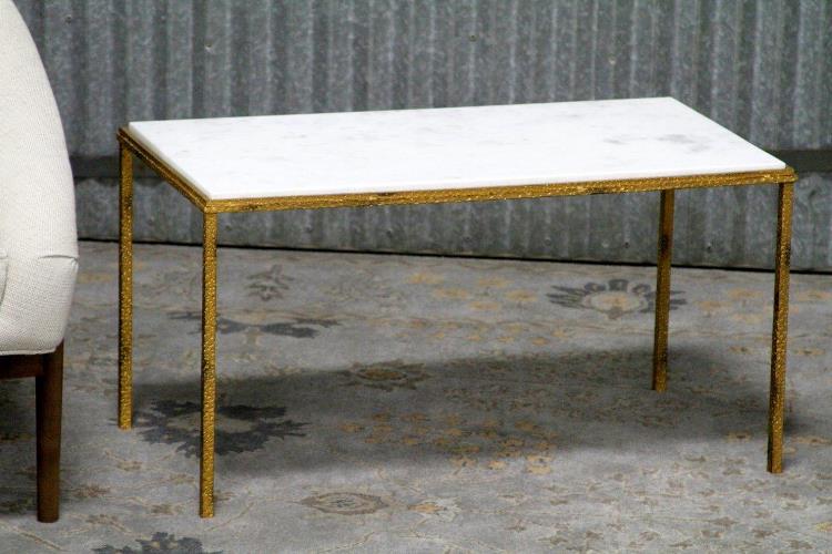 Hammered Gold Cocktail Table