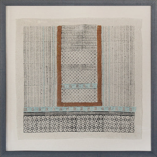 DECOR58 - Betwa Block Printed & Embroidered Textile 40x40