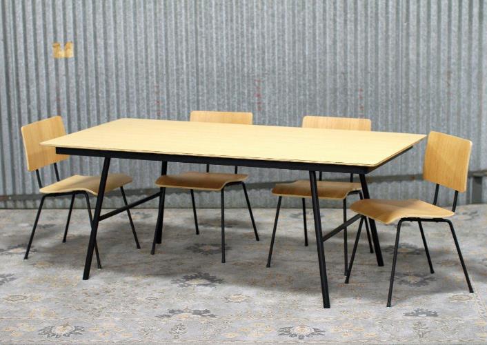 School Table in Natural Oak
