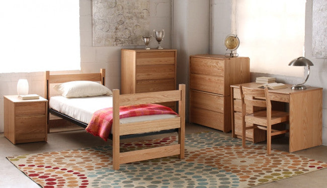 Dorm Style Twin Bed with Mattress