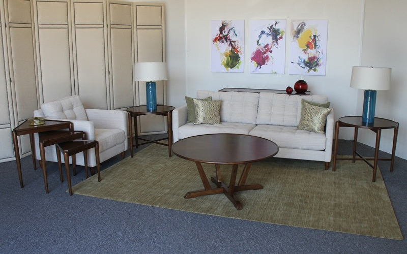 Mid-Century Modern Round End Table