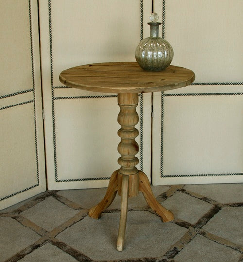 Clarie Side Table in Bleached Pine