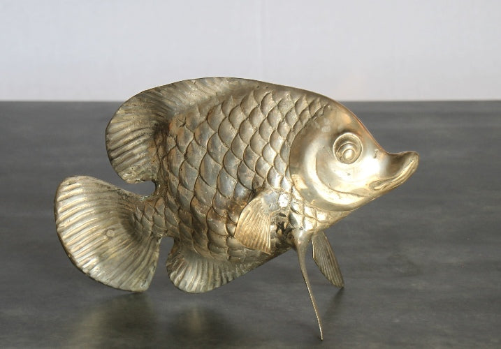 FIG228LA - Hand-Cast Bronze Fish