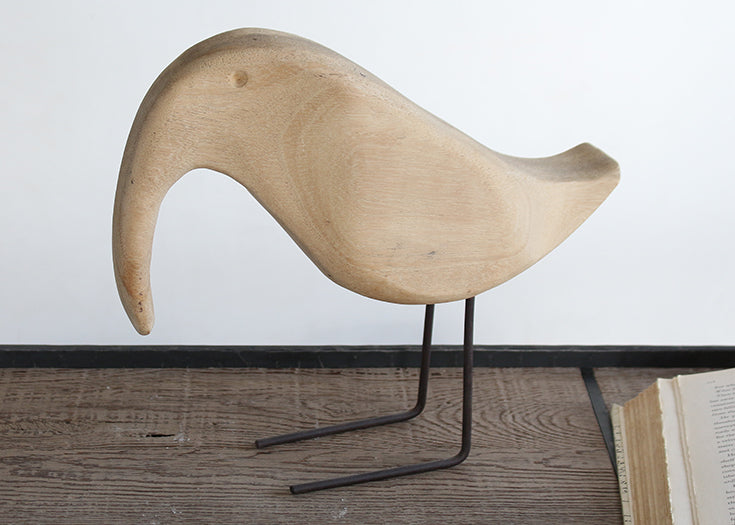 Bleached Bird Figurine - Cleared Décor