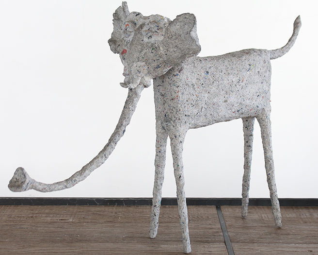 Trunk Down Elephant Statue - Cleared Décor