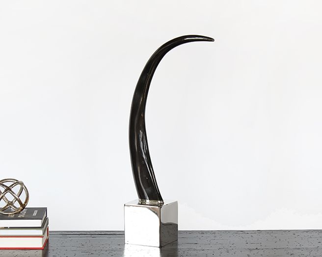 Large Horn Sculpture - Cleared Décor