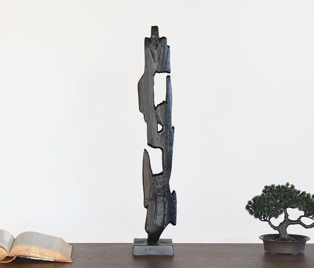 Abstract Metal Sheath Figure - Cleared Decor