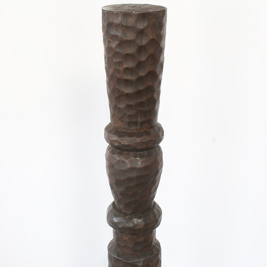 60" H Primitive Totem Sculpture - Cleared Decor