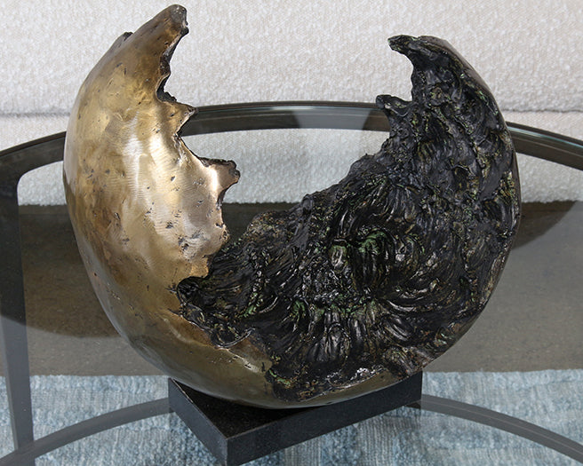 Deconstructed Orb Sculpture - Cleared Decor