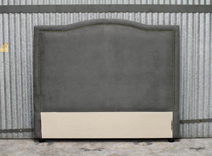 Parker Queen Headboard in Charcoal Gray