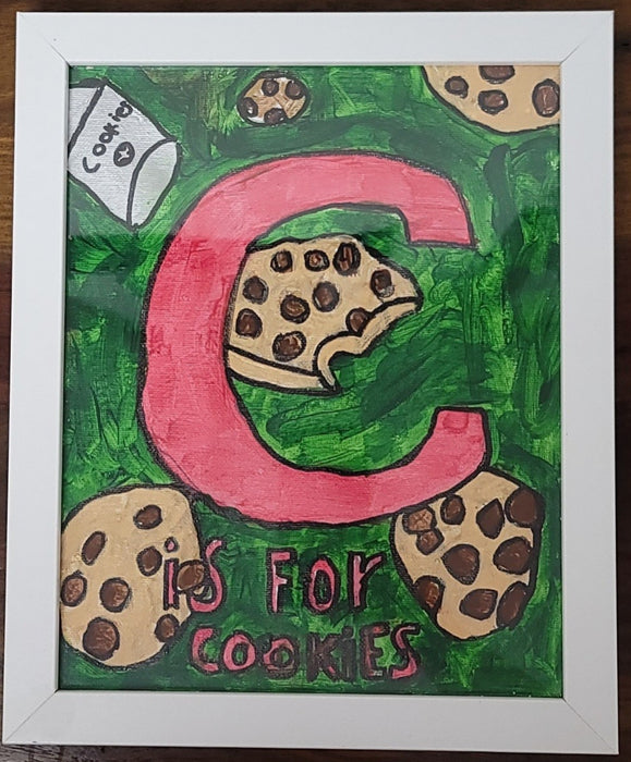 Alphabet Series - C Is For Cookies 11W x 9H - Clèared