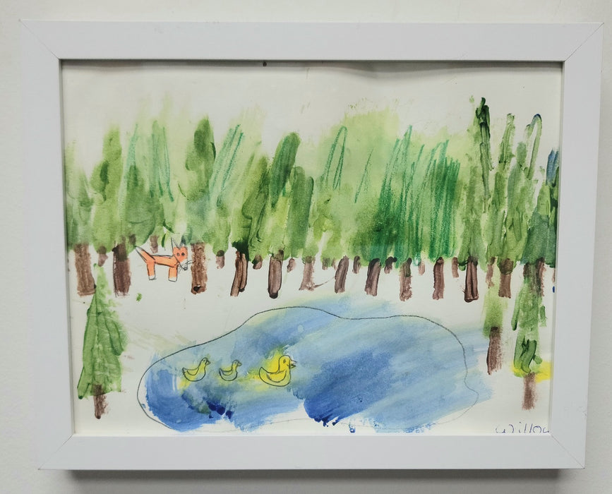 Willow's Pond 8.5W x 11H - Clèared