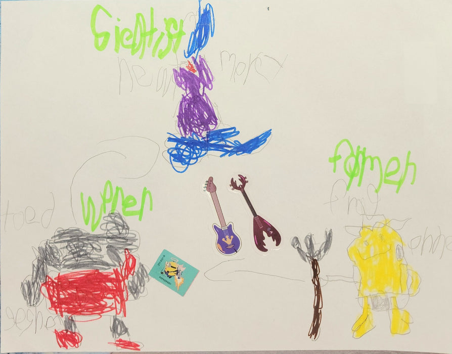 Unframed Sticker Guy 11W x 8.5H