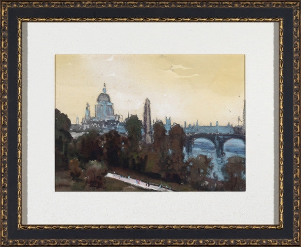 City Watercolor- London 28W x 23H