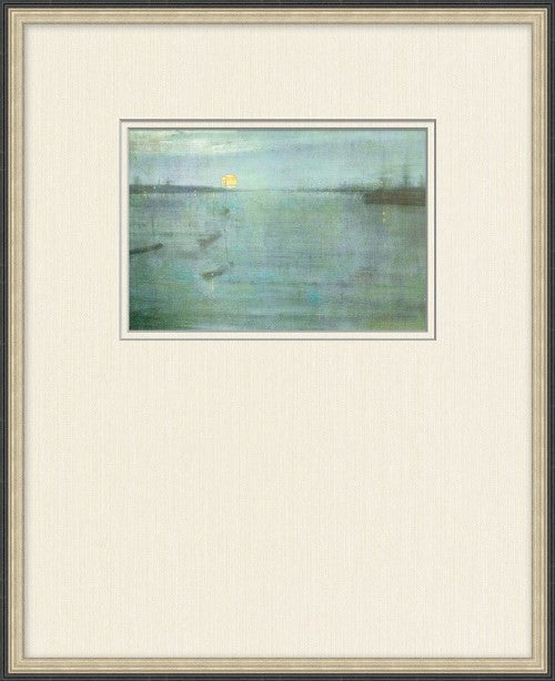 LAND611ATL Fishing By Moonlight 2 17.5W x 21.5H