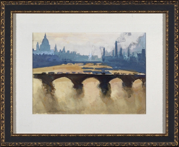 City Watercolor - Paris 28W x 23H