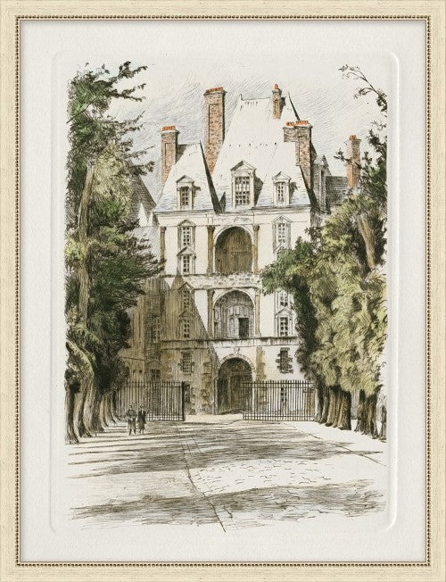 LAND620ATL Parisian Etching Collection 6 16.5W x 21.5H