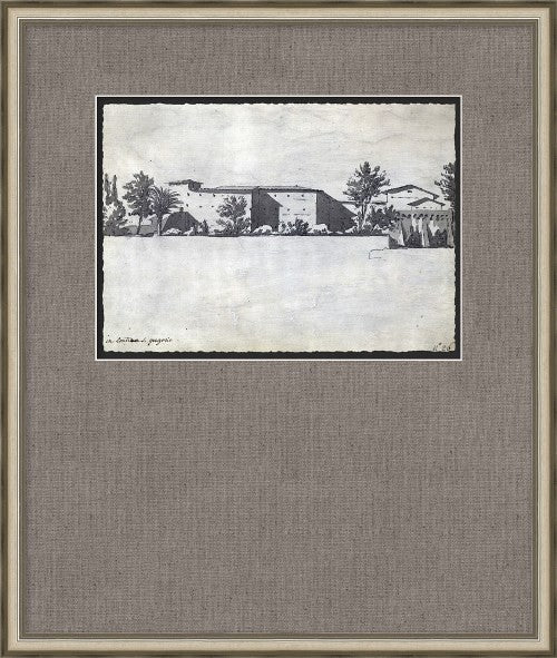 LAND627ATL Tuscan Contemplation 3 22W x 26H