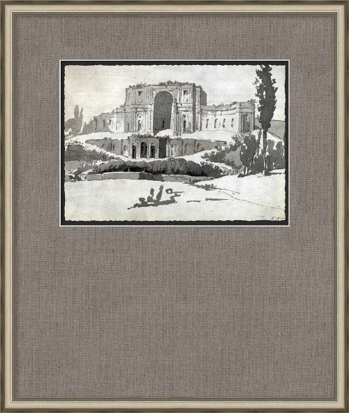 LAND633ATL Tuscan Contemplation 9 22W x 26H