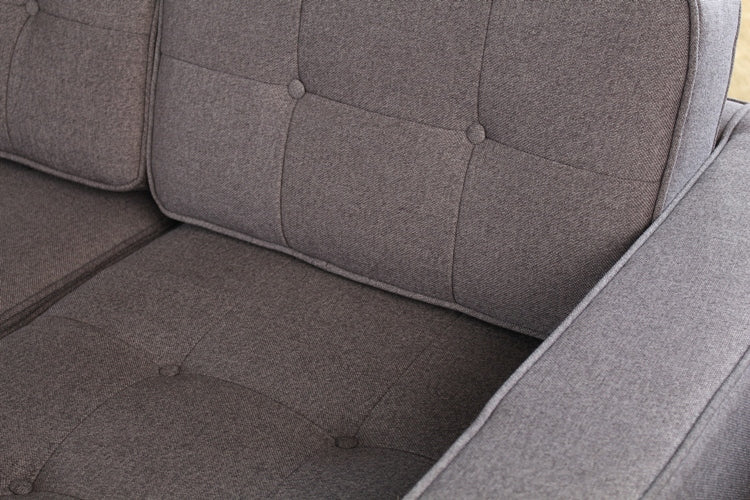 Gray Florence Knoll Style Sofa