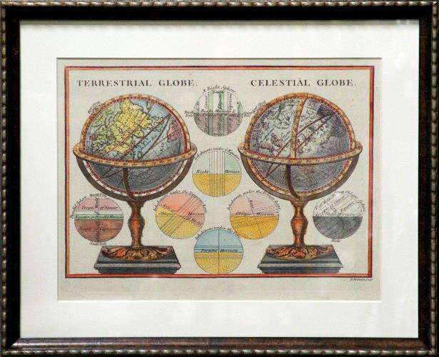 Terrestrial & Celestial Globe 32W x 26H