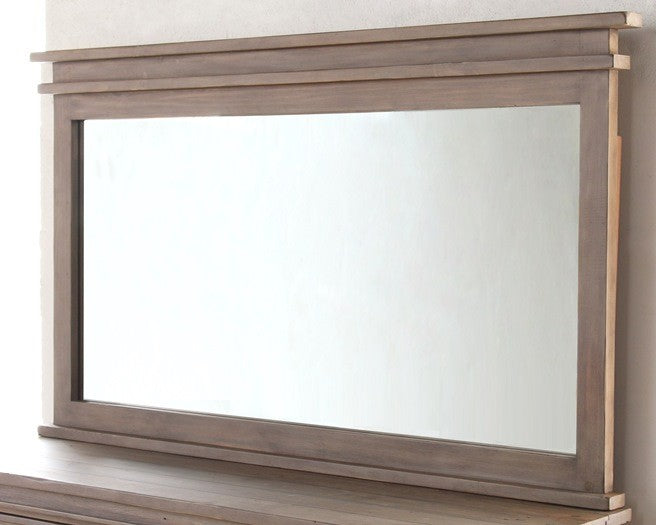 Settler Mirror in Sundried Ash