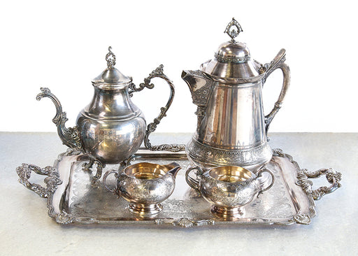 MISC11ATL - Silver Plated Tea Service - Set of 5