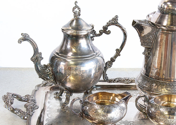 MISC11ATL - Silver Plated Tea Service - Set of 5