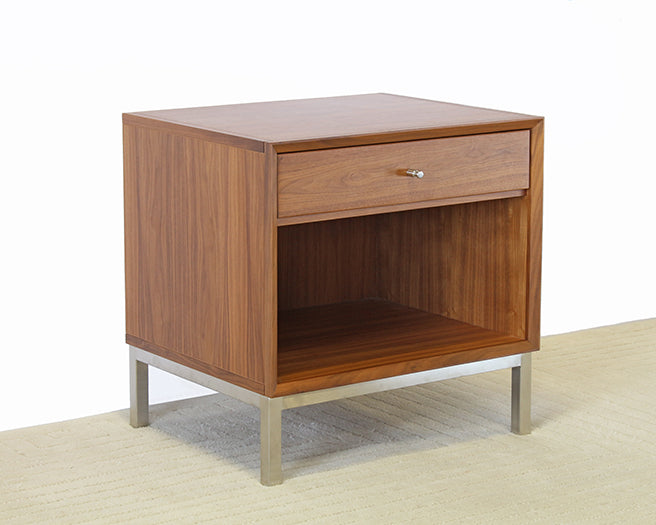 One Drawer Walnut Night Stand