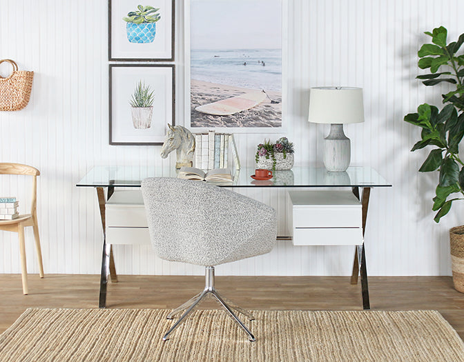 Light Grey Mod Desk Chair