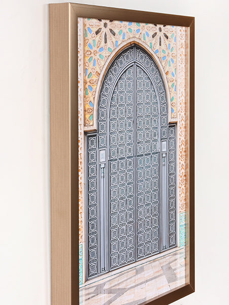 Hassan Mosque Door 26W X 36H