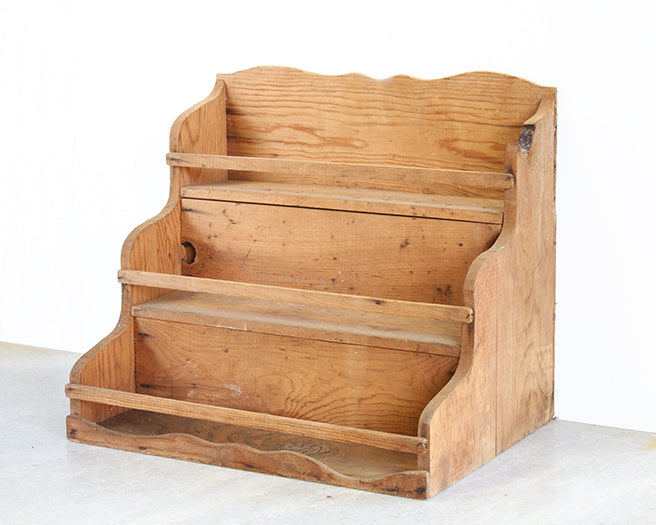 Vintage Wood Display Rack