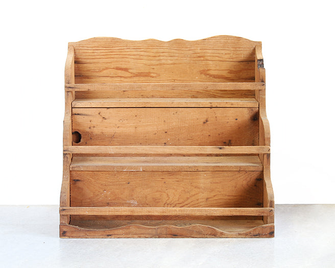 Vintage Wood Display Rack