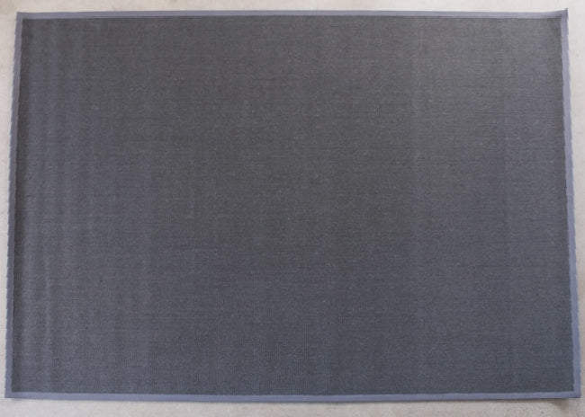 9' X 12' Chocolate Gray Sisal Rug