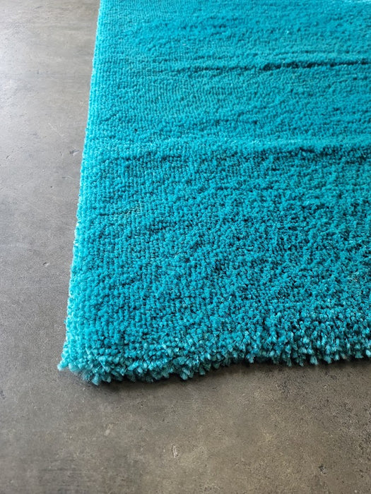 2'9" X 4'7" Teal Shag Rug