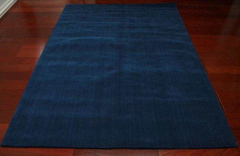 5'8" x 8' Navy Hand Tufted Gabbeh Rug