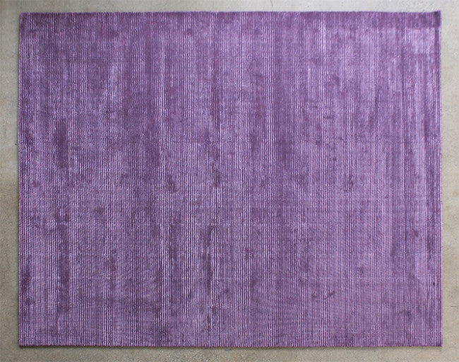 8' x 10' Hand-loomed Rug in Eggplant