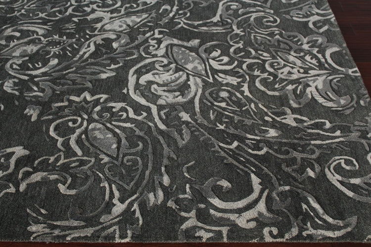 8' x 11' Mahsa Rug in Dark and Light Gray